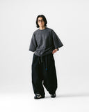 [AG] Applique Pigment String Sweat Half Tee