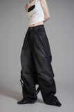 Snap Over Denim Pants