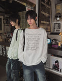 Rough See-through Layered Knit
