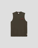 No.078 DISTORTED ARCH LOGO SLEEVELESS