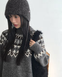 Papping Nordic Loose Fit Round Knit