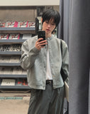 Move Line Shoulder Pocket Crop Cardigan