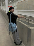 Voice Nylon Para Wide Pants