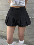 Poing Balloon Pintuck Nylon Banding Shorts