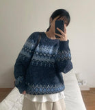 Santo Round Nordic Knit