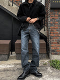 Black Marble chelsea boots