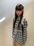 Kanpav Check Over Long Sleeve Shirt