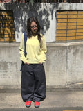 Luine Embroidered Non-Fade Balloon Pants
