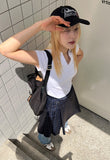 V-NECK KARA HALF T