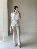 Blond Shawl Collar Open Cardigan Jacket