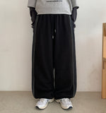 [unisex] Beldini Banding Track Wide Sweatpants