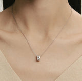 Essence Silver (W) Twinkle Moissanite Necklace