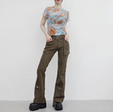 Pressa Mesh See-Through Slit T-Shirt