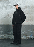 INCISION HOOD HIGHNECK JUMPER