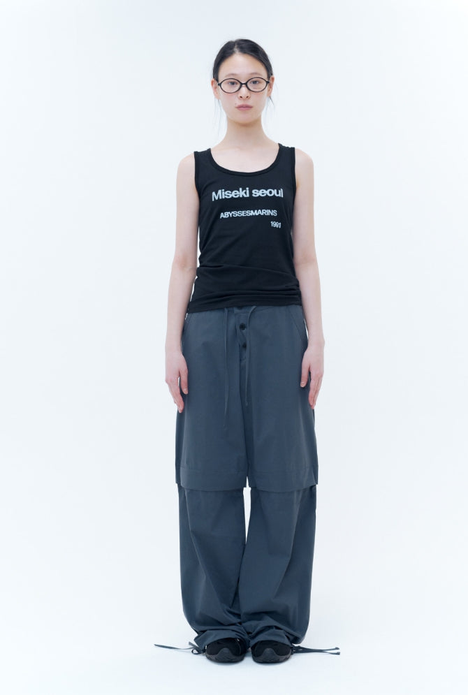 パンツ MISEKI SEOUL True relax pants KK5B0038 SENSE OF PLACE by URBAN RESEARCH スラックス メランジタック