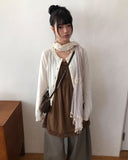 Lua Cashmere Knit Round Cardigan