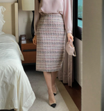 Genua Tweed H-Line Skirt