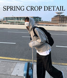 Bolang cropped hooded zip-up