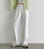 Color Banding Long Wide Training Pants