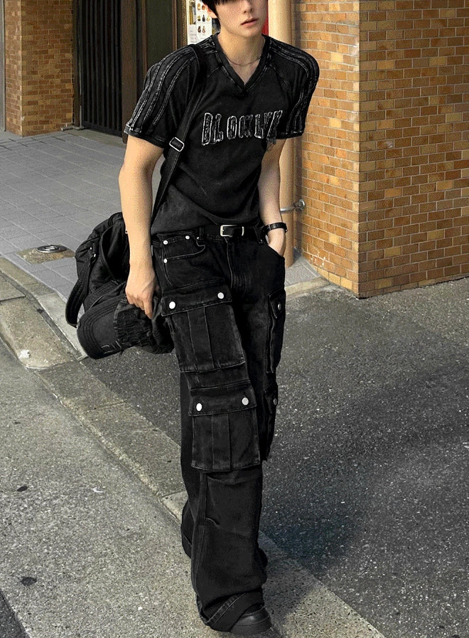 【COSYHARU】Warum Cosyharu Wide Cago Denim COSYHARU】Warum Cosyharu Wide Cago Denim (COSYHARU/カーゴ