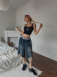 Didi numbering crop sleeveless