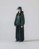 [AG.W] Edge Balloon Crop Double Hoodie