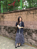 [BAONHAUS] Fahin Linen Frill Short Sleeve Blouse