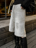 Sand Bermuda Denim Pants