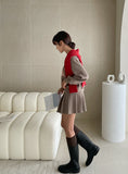 Aruna plain knee socks