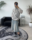 Caron Stone Carpenter Bermuda Denim Pants