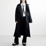 Vosto wool trench coat