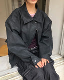 Jeran Overfit Suede Jacket