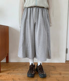 Lenna cut banding bermuda pants