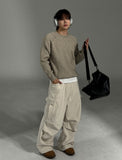 Nude Wool Cargo Pants