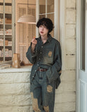S/S Shea Damaged Washed Denim Shirt