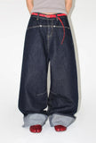 ROLL-UP WIDE DENIM