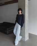 Summer boat see-through knit