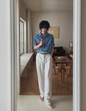 Howes One-Tuck Wide Slacks