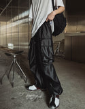 Glossy Big Pocket Cargo Pants