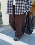 Bevron Cotton Balloon Wide Pants