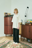 Rain Duck Embroidery Short Sleeve T-shirt
