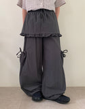 Lalabo Frill Summer Cargo Skirt Pants