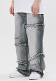REPAIRED WIDE JEAN