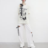 Trenti strap printed T-shirt