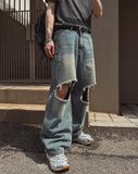Recluse Funky Damage Balloon Denim Pants
