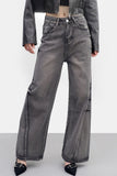 Loca washed wide pants