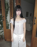 Mumon Check Sleeveless Blouse