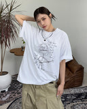 Miya drawing short sleeve t-shirt