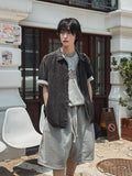 Flow Pigment Washing Short Sleeve Shirt