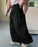 [unisex] Picoto Pintuck Wide Denim Pants